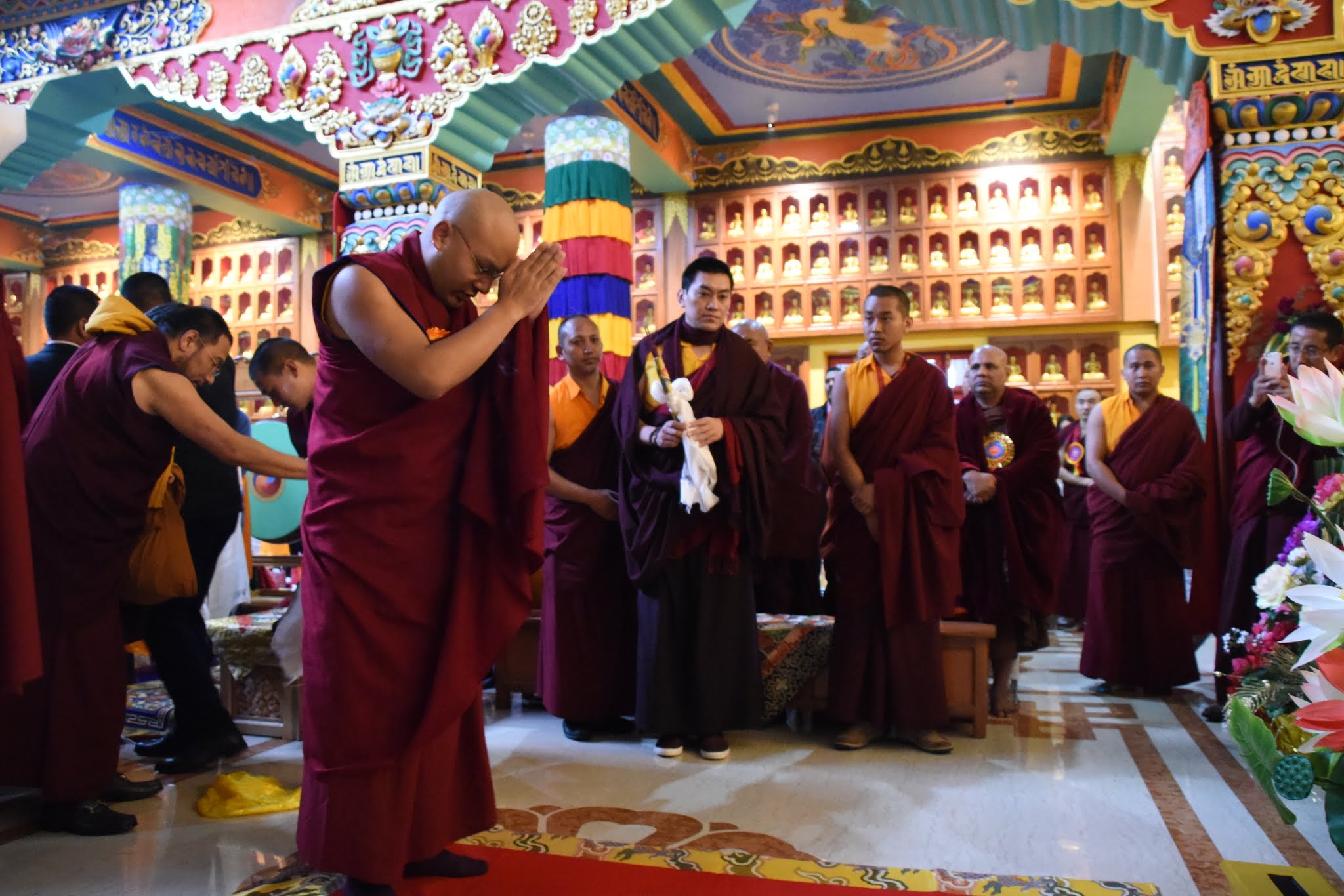 The Gyalwang Karmapa Consecrates the New Nyingma Temple in Bodh Gaya